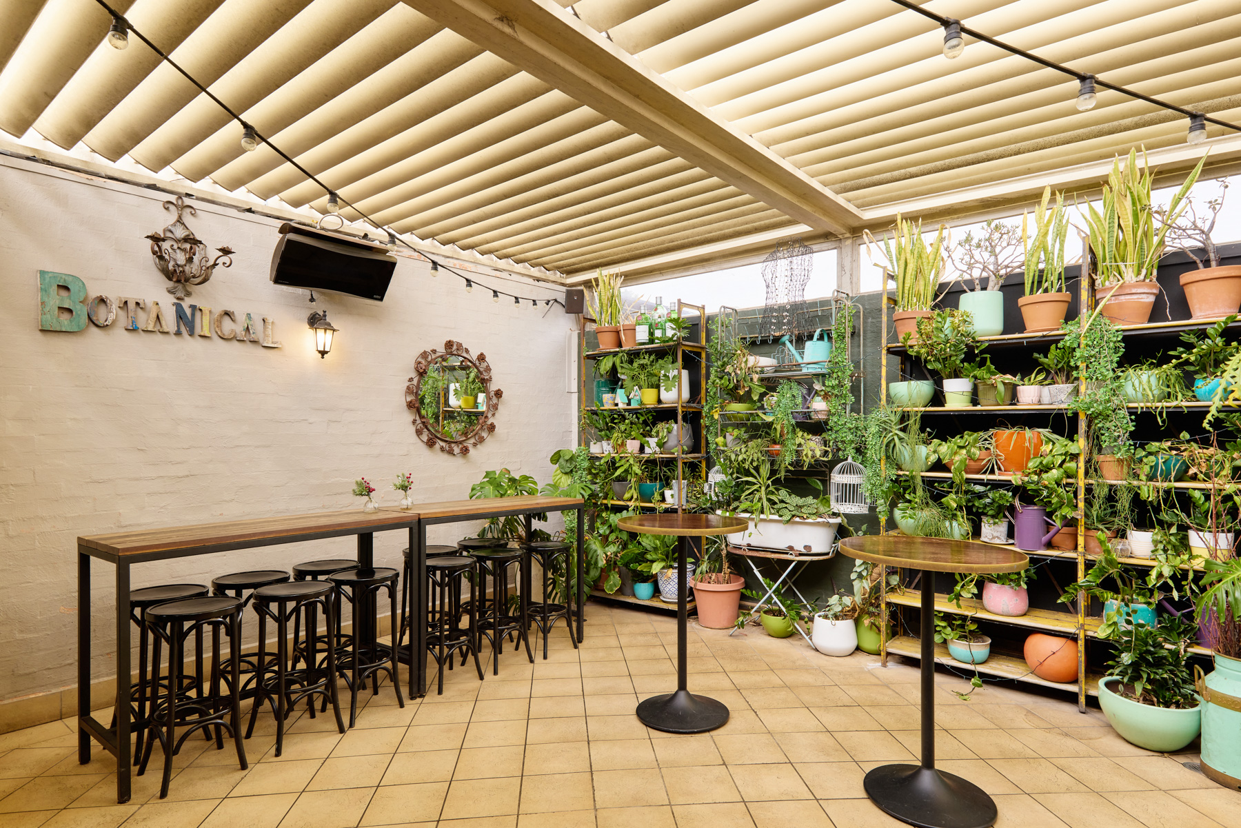 The Garden Terrace event space at The Royal Hotel Leichhardt