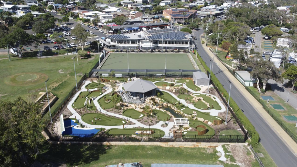 Mini golf at Crescent Head on NSW Mid North Coast