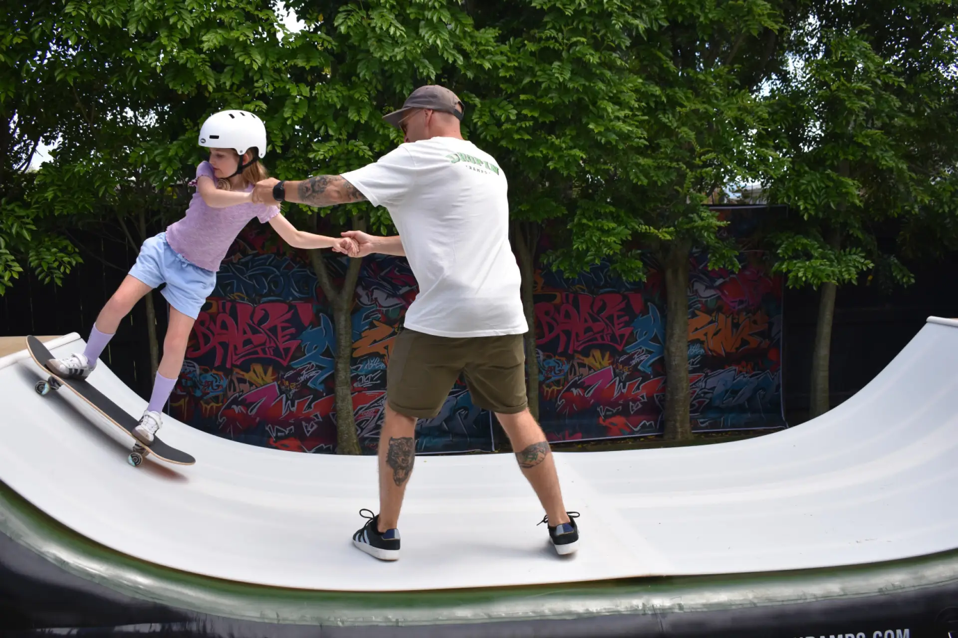 Pocket Size Play: Drop in Ramps on the waterfront 