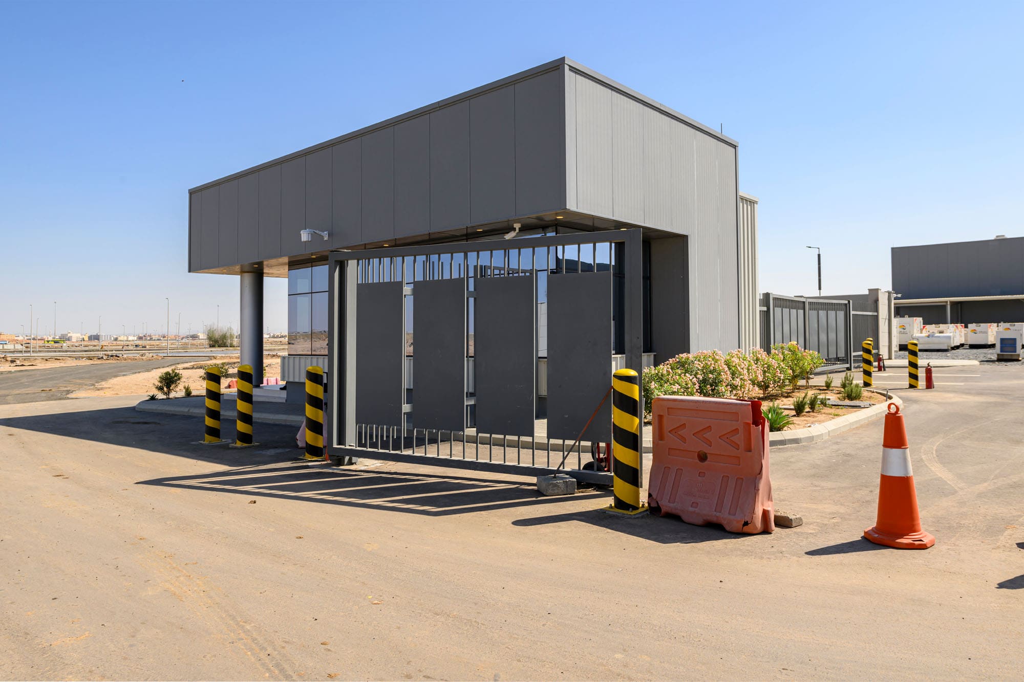 Electromechanical and utility installation — Zahid Business Park, Saudi Arabia. Delivered by OCC Weavers.
