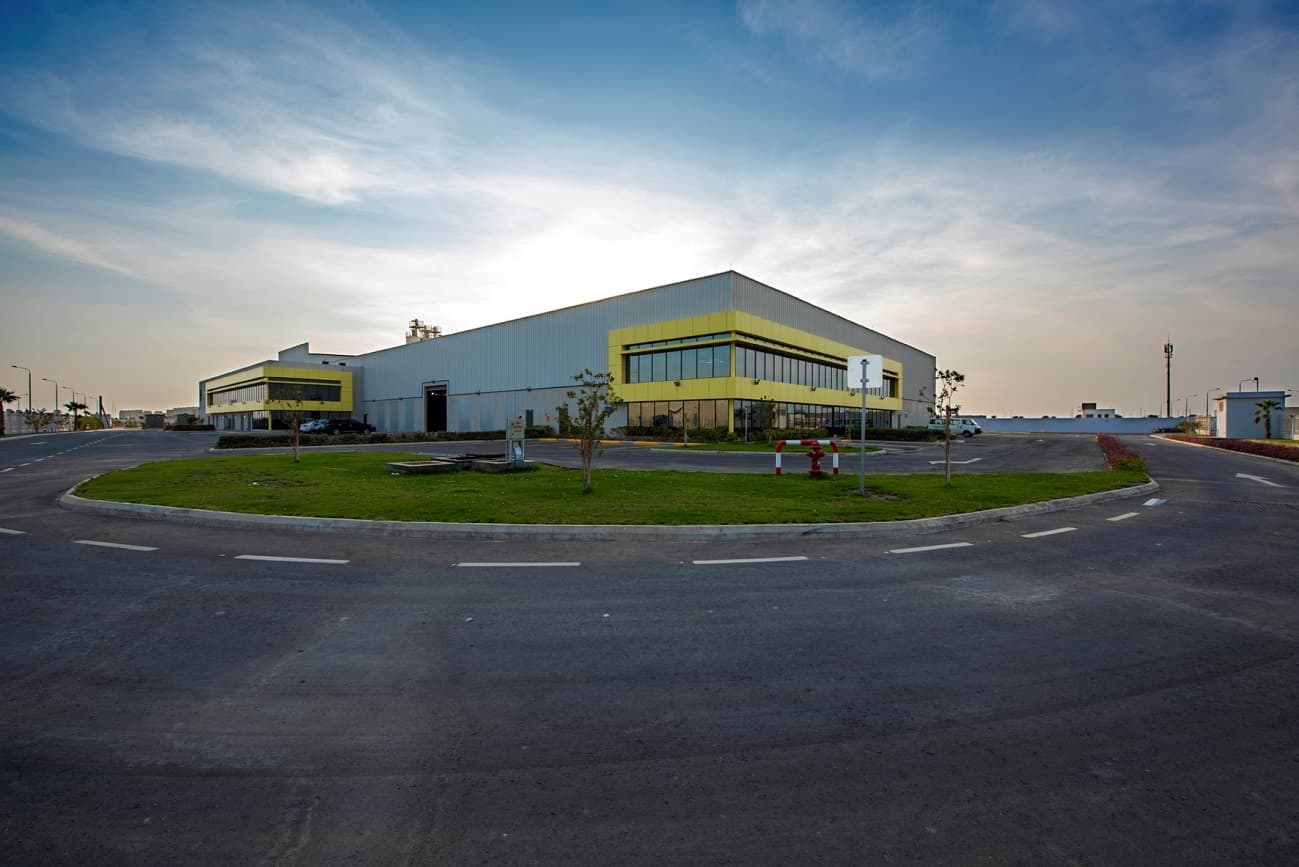 Sodamco Factory — dry powder cement factory, King Abdullah Economic City (KAEC), Saudi Arabia. Delivered by OCC Weavers.