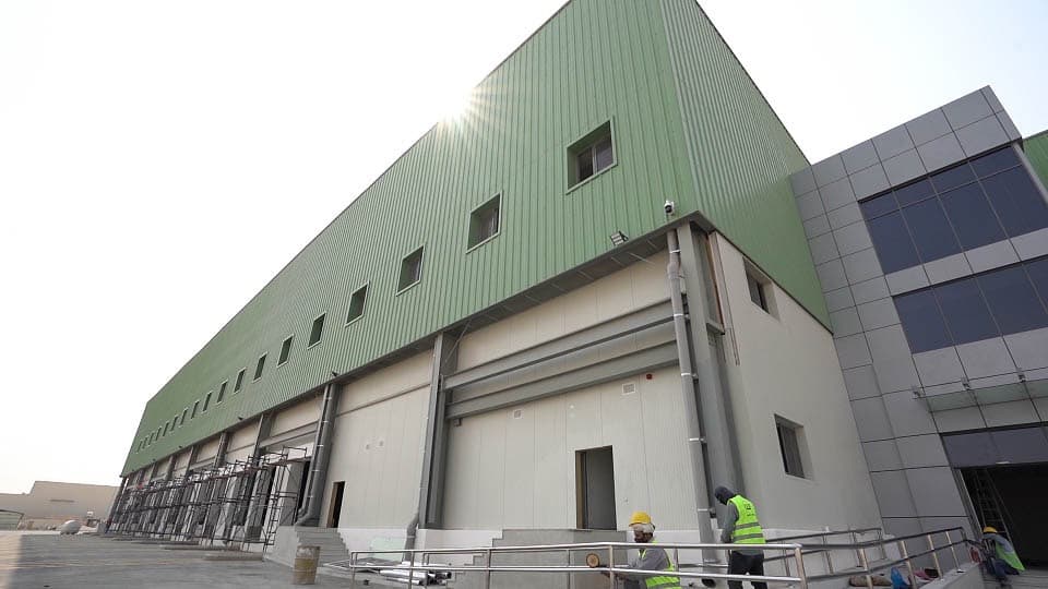 Cold store construction — Sharbatly Cold Stores Facilities, Saudi Arabia. Delivered by OCC Weavers.