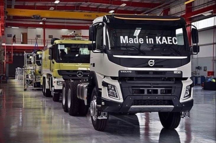 Electrical and mechanical works — Rosenbauer Fire Truck Factory, KAEC, Saudi Arabia. Delivered by OCC Weavers.
