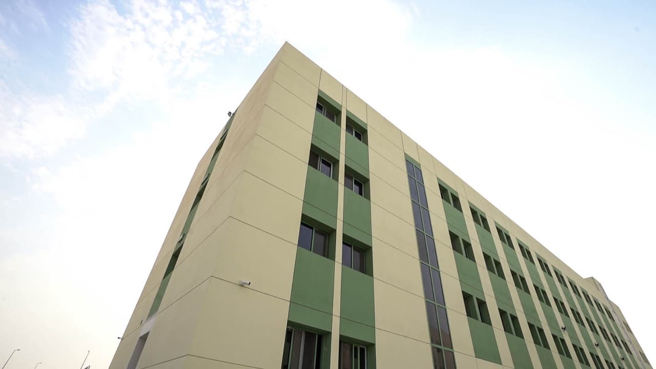Completed cold store facility — Sharbatly Cold Stores, Saudi Arabia. Delivered by OCC Weavers.
