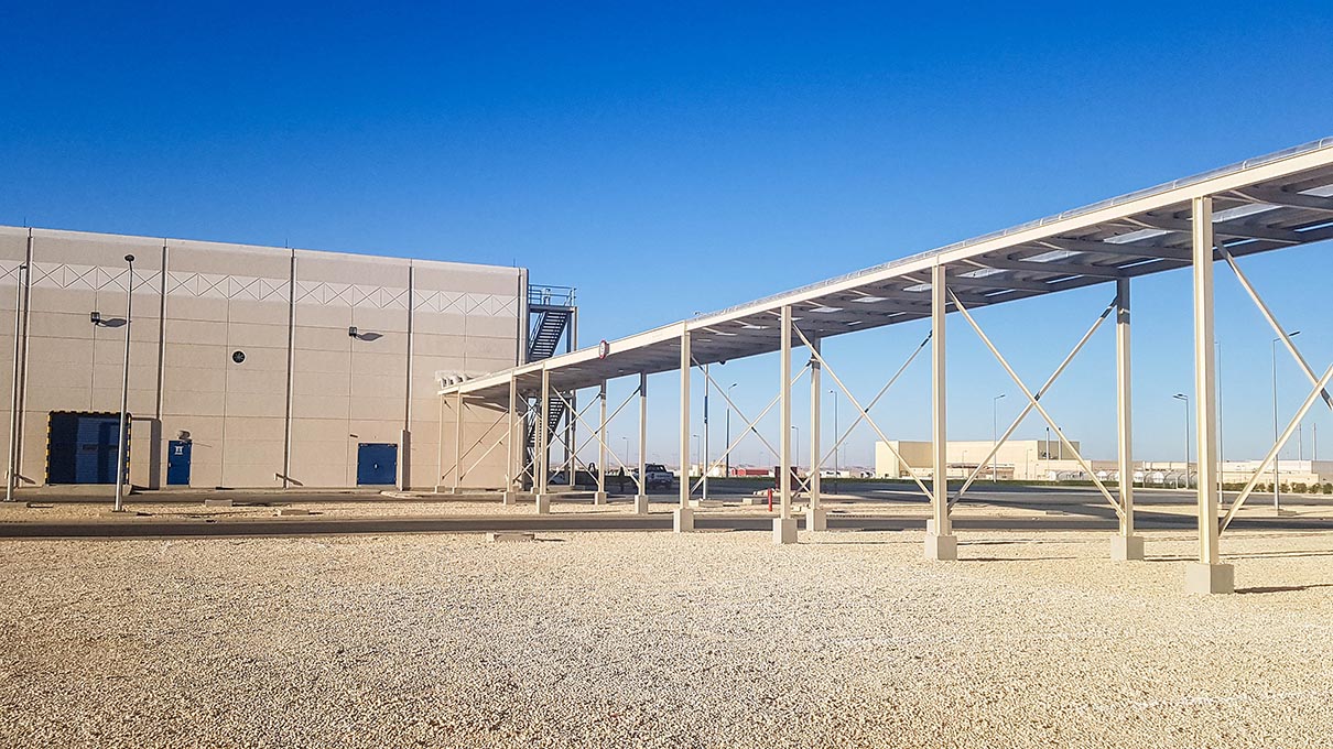 External works and site development — Al Marai Central Processing Plant 3, Al Kharj, Saudi Arabia. Delivered by OCC Weavers.