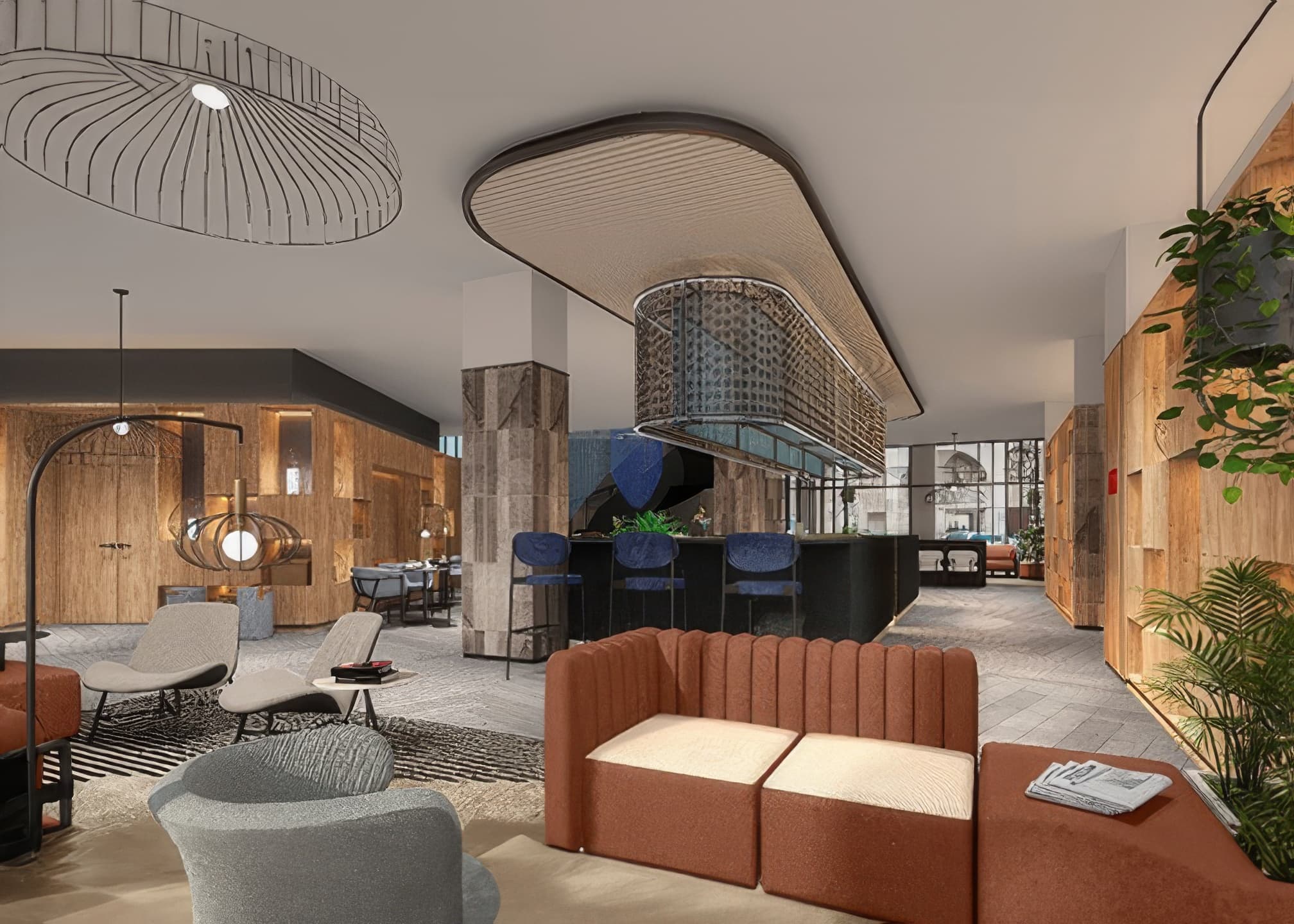 Luxury hotel interior fitout — Novotel Hotel, Almadina Almonawara, Saudi Arabia. Delivered by OCC Weavers.