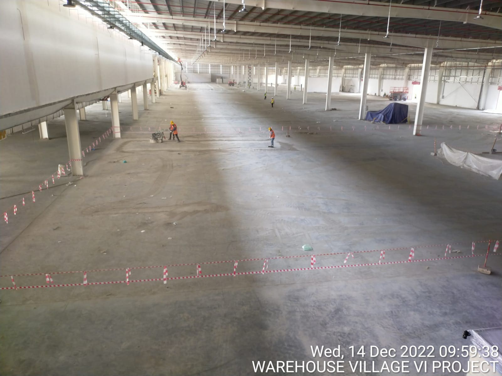 Completed logistics warehouse complex — Aramex Warehouse, Jeddah Islamic Port, Saudi Arabia. Delivered by OCC Weavers.