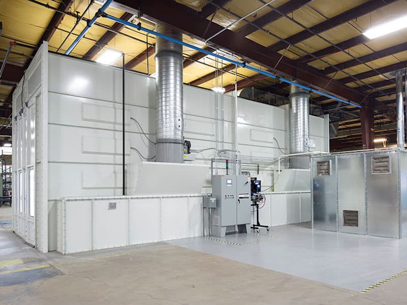Logistical base and truck repair areas — CARC and Maintenance Facilities, Saudi Arabia. Delivered by OCC Weavers.
