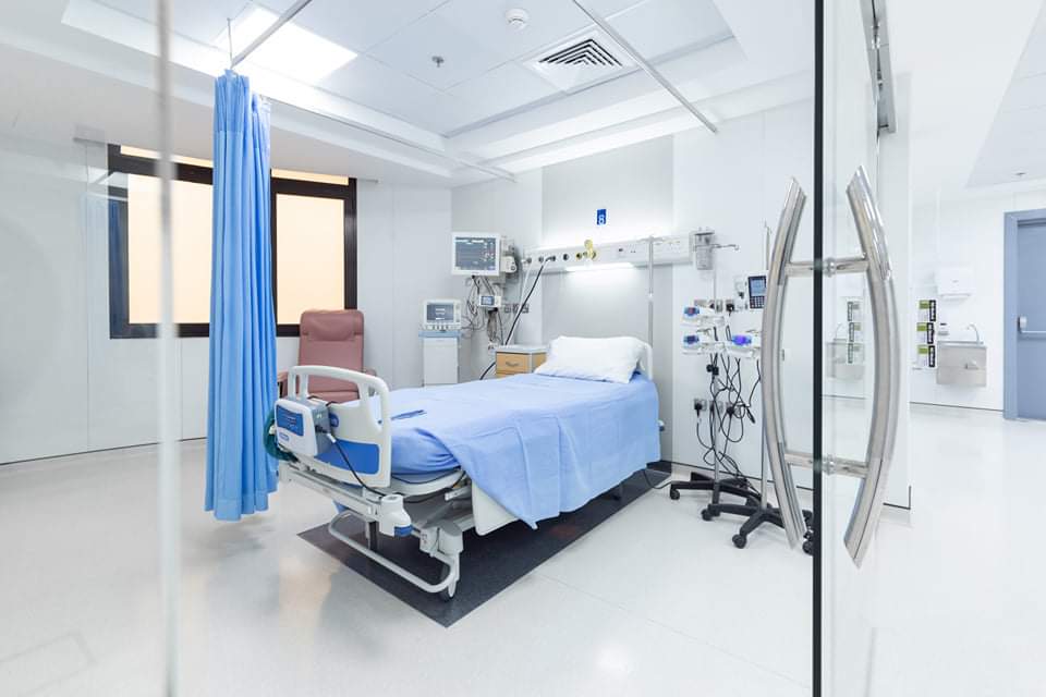 Hospital exterior and civil works — GNP General Hospital, Jeddah, Saudi Arabia. Delivered by OCC Weavers.
