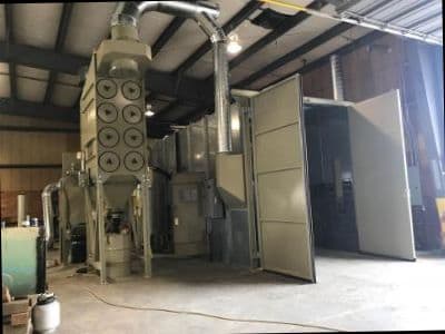 Electronic maintenance workshops under construction — CARC and Maintenance Facilities, Saudi Arabia. Delivered by OCC Weavers.