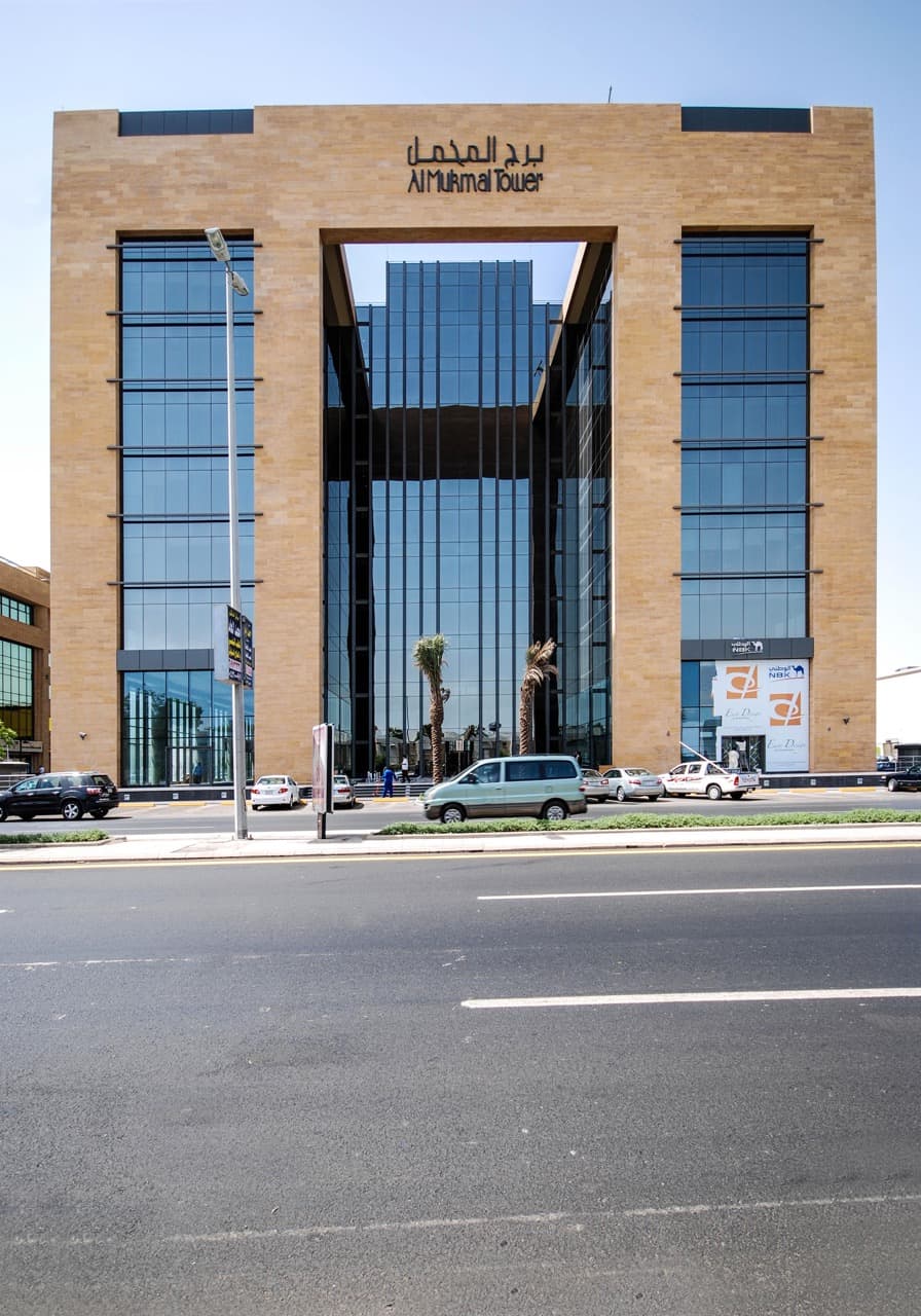High-end finishing and civil works — Mukhmal II Tower, Jeddah, Saudi Arabia. Delivered by OCC Weavers.