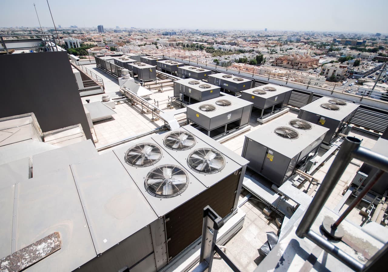 MEP and electromechanical installation works — Mukhmal II Tower, Jeddah, Saudi Arabia. Delivered by OCC Weavers.