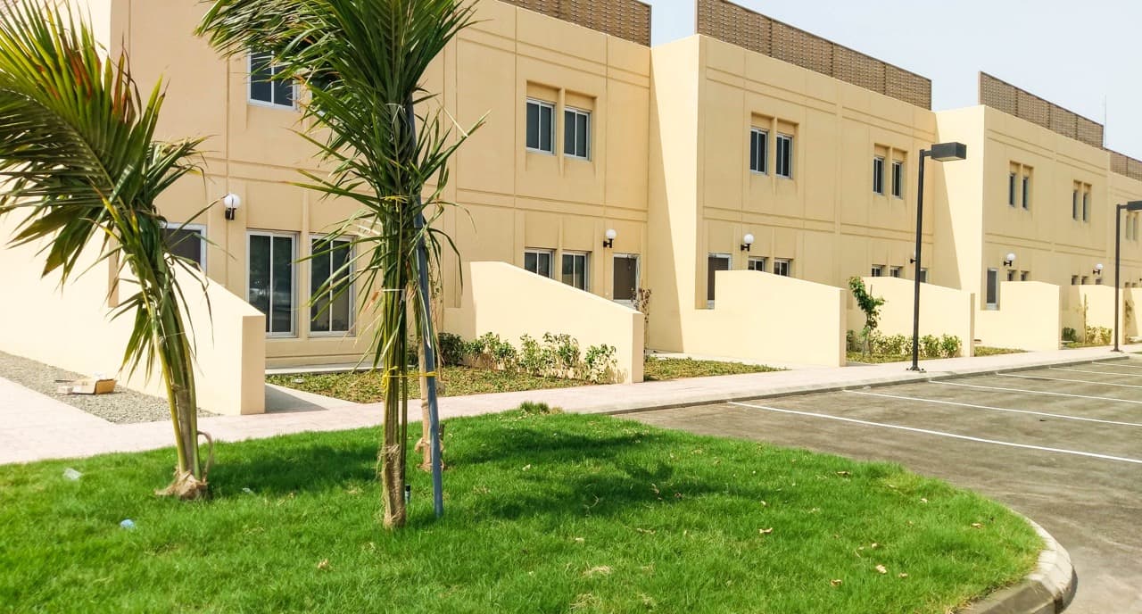 Construction of Raytheon Compound — 162 luxury residential units, Jeddah, Saudi Arabia. Delivered by OCC Weavers.
