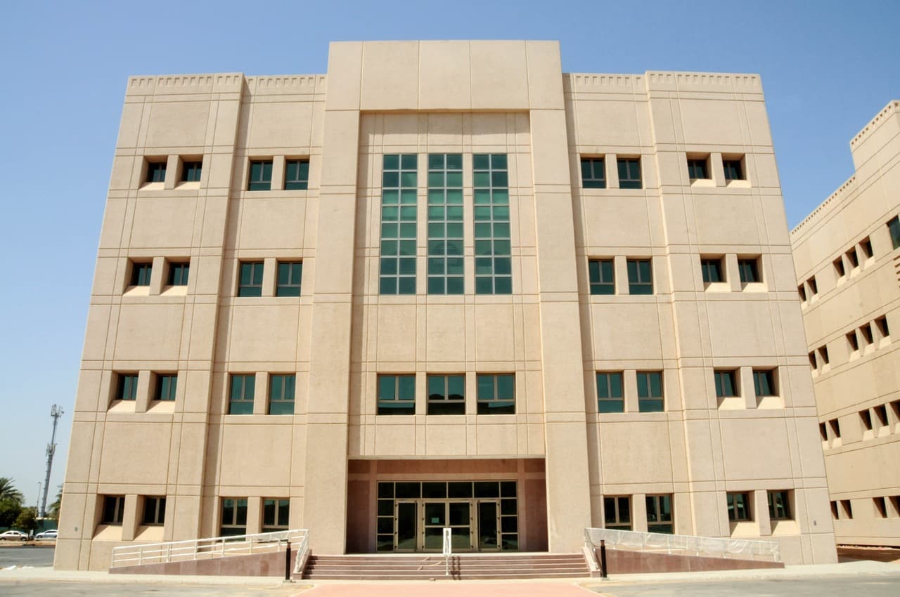Construction of King Abdulaziz University expansion — classroom buildings and infrastructure, Jeddah, Saudi Arabia. Delivered by OCC Weavers.