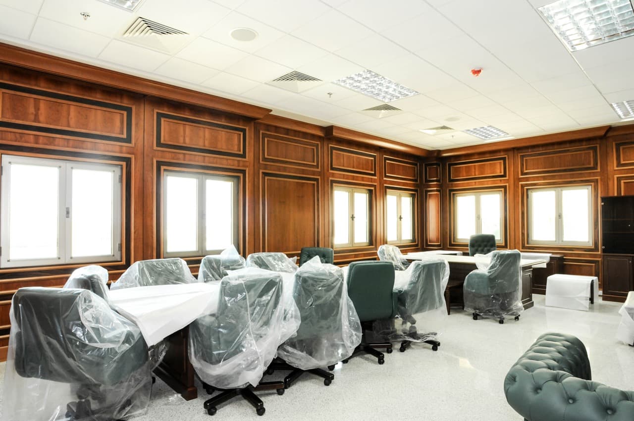 Building renovation and refurbishment works — King Abdulaziz University, Jeddah, Saudi Arabia. Delivered by OCC Weavers.