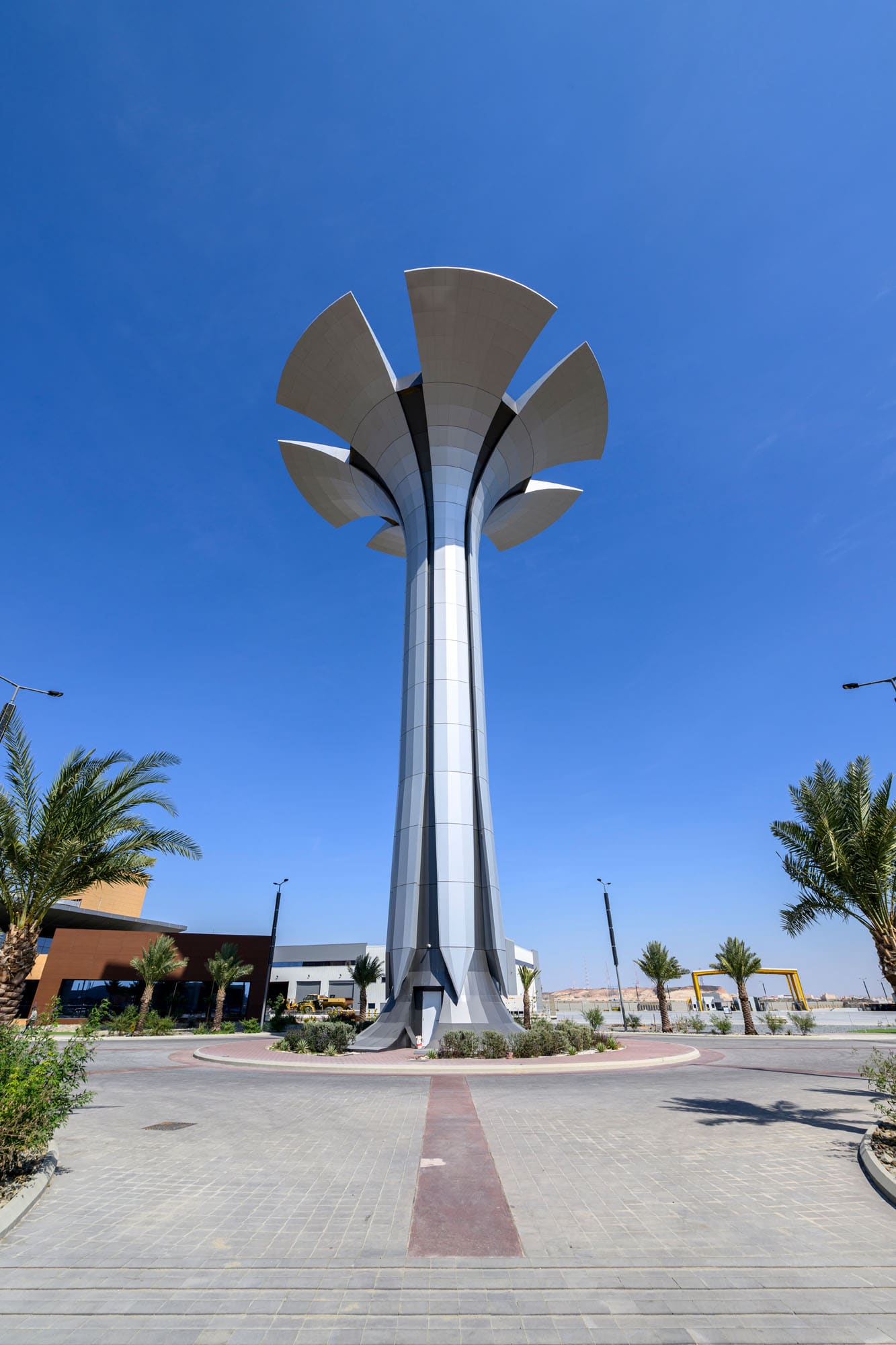 High-end finishing on showroom and office buildings — Zahid Business Park, Saudi Arabia. Delivered by OCC Weavers.