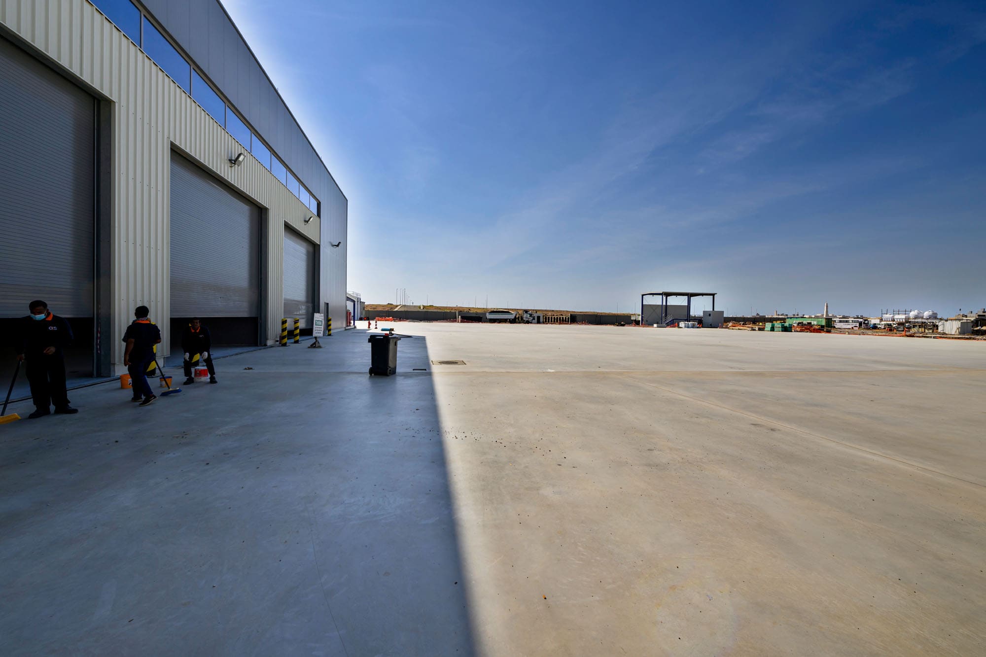 Architectural and structural works near completion — Zahid Business Park, Saudi Arabia. Delivered by OCC Weavers.