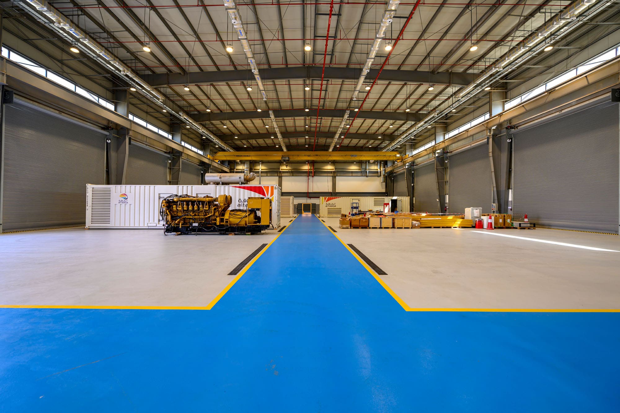 Showroom building construction and finishing — Zahid Business Park, Saudi Arabia. Delivered by OCC Weavers.