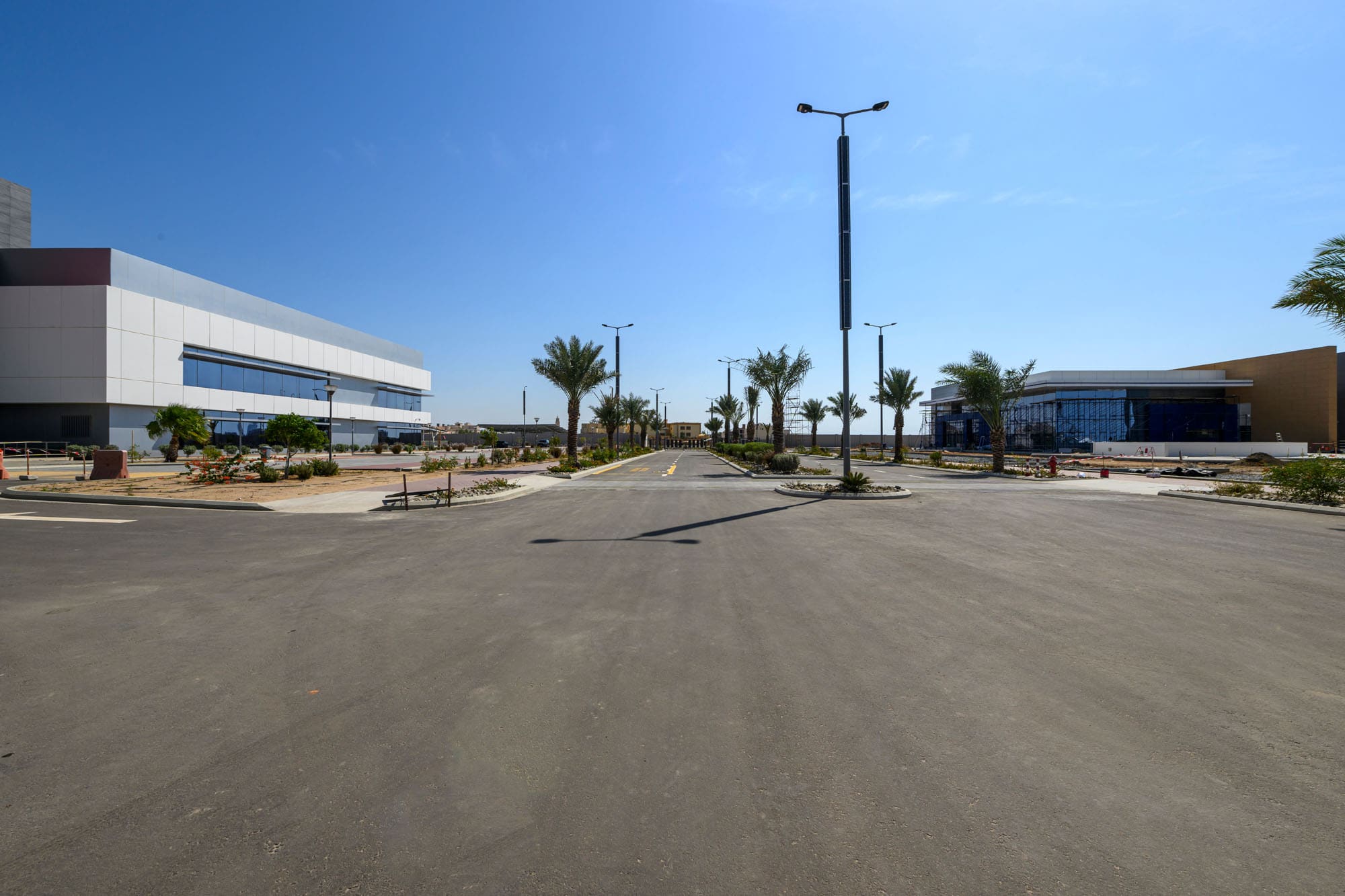 Water storage and pumping station works — Zahid Business Park, Saudi Arabia. Delivered by OCC Weavers.