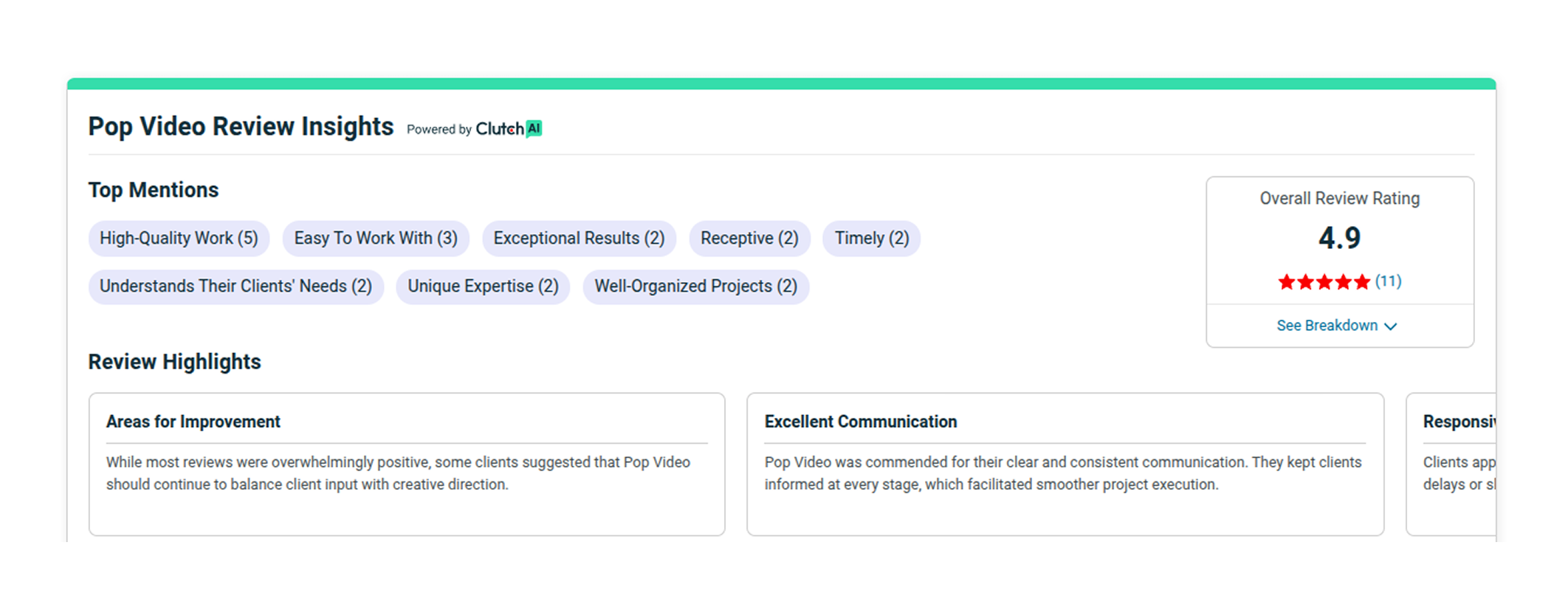 Pop Video client review