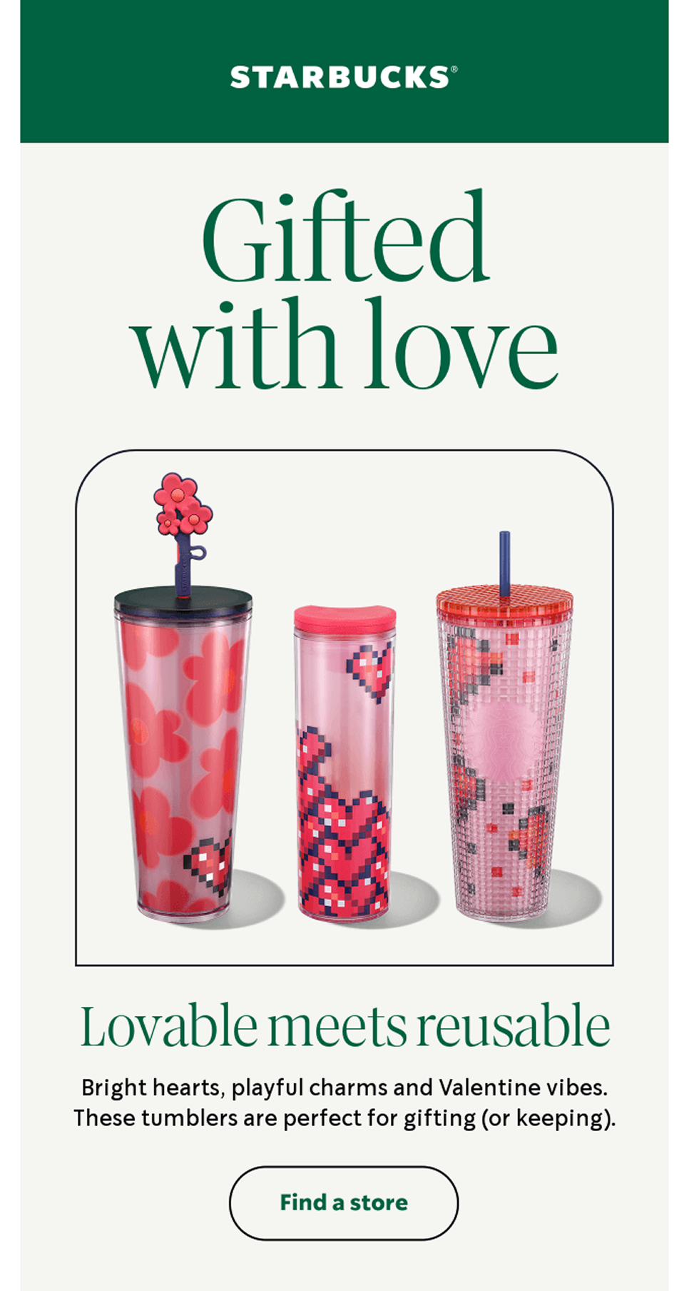 Starbucks email design example