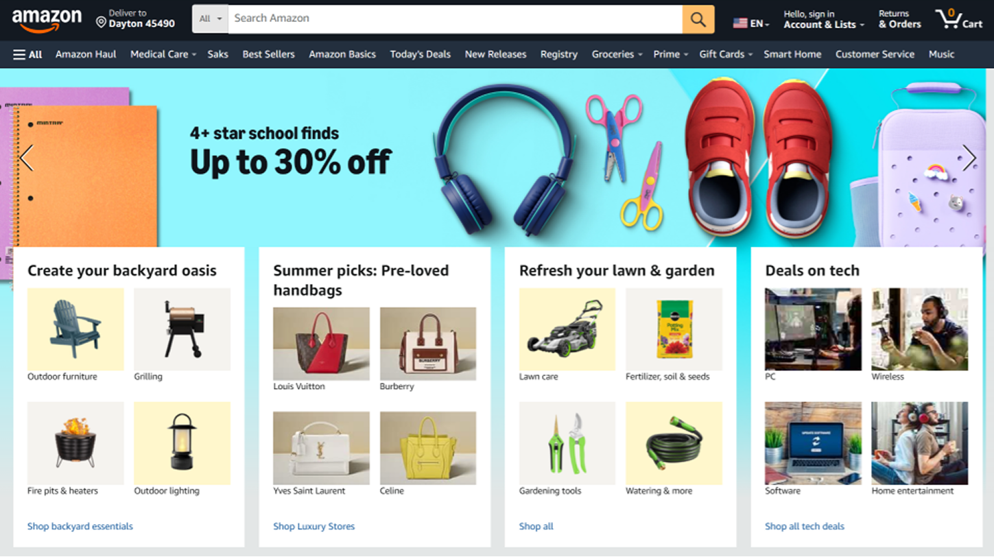 Amazon AI-powered personalization