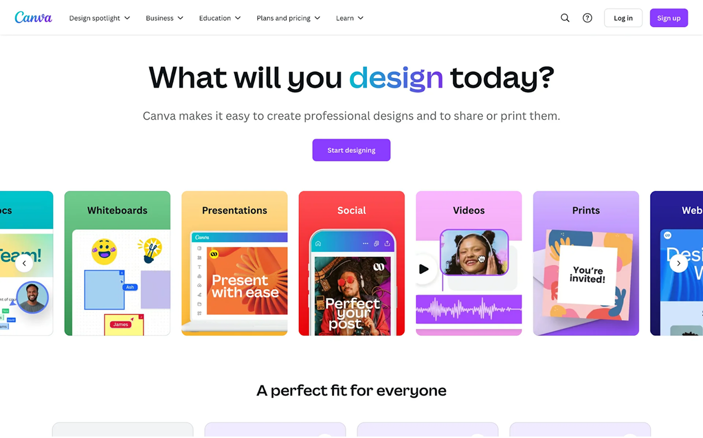 Canva gradient design