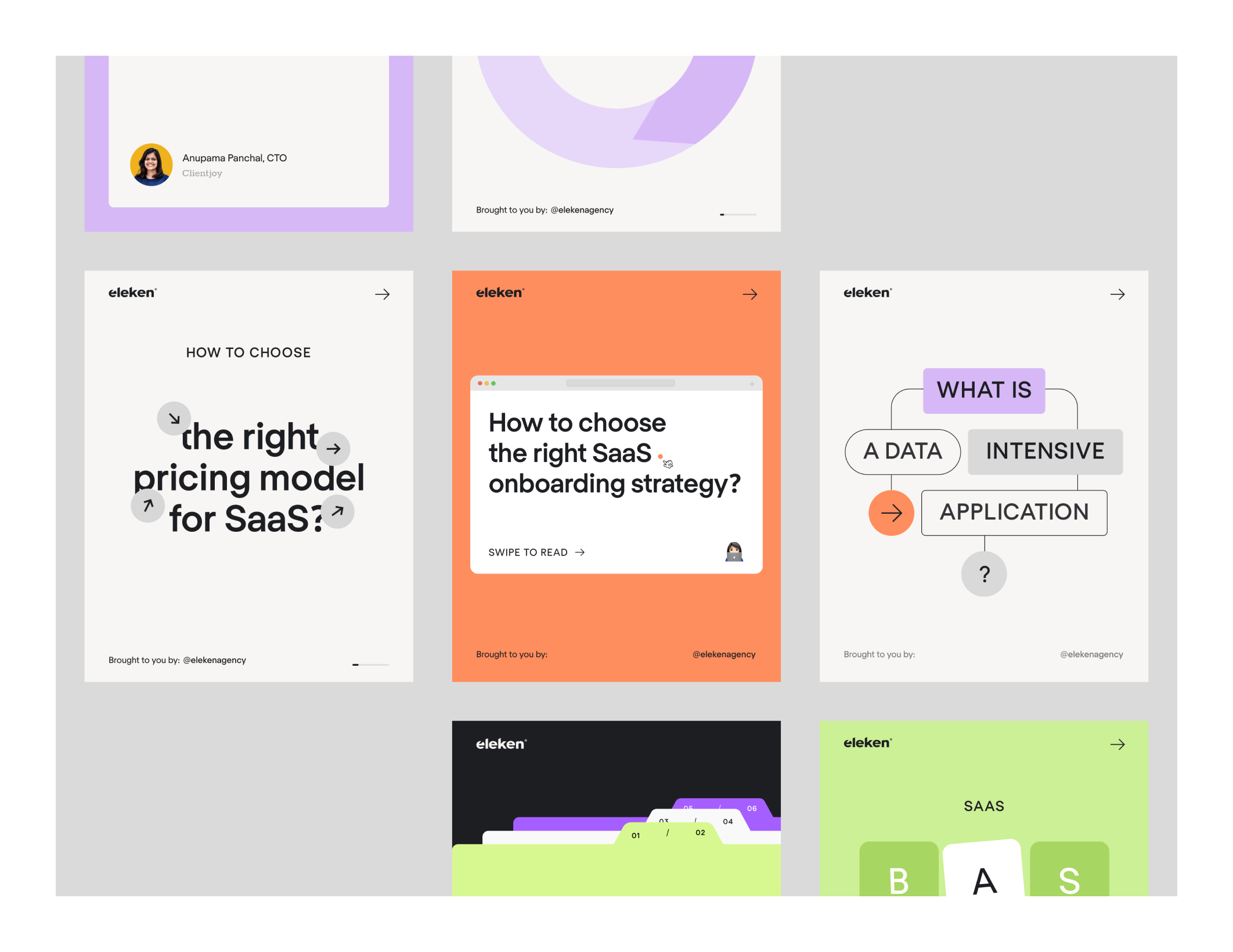 Eleken social media design examples