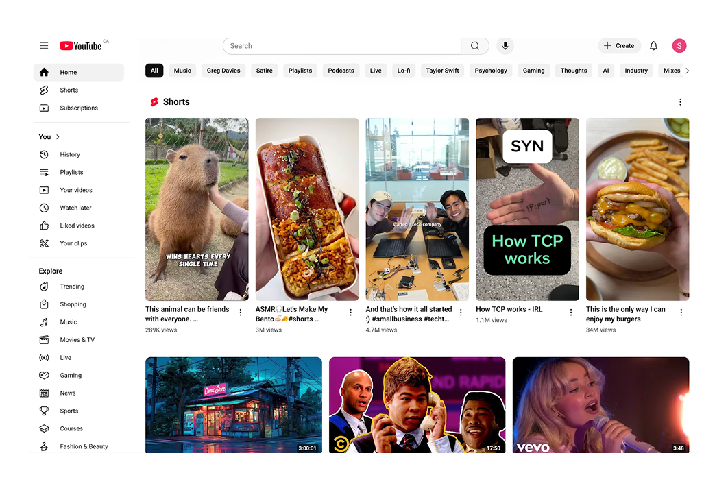 YouTube Shorts