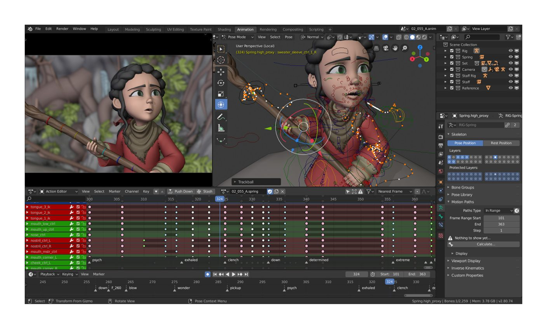 Blender for motion design