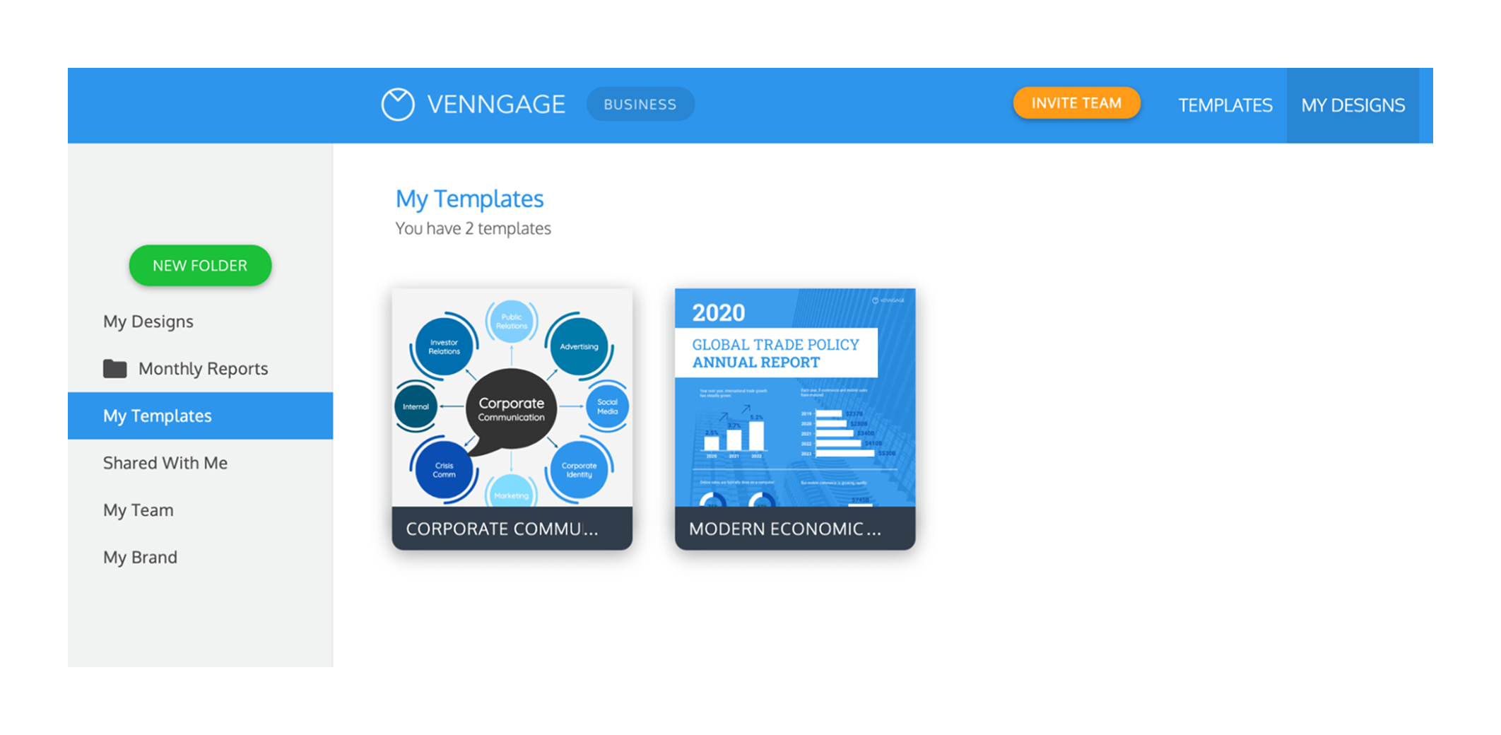 Venngage for creating ebooks