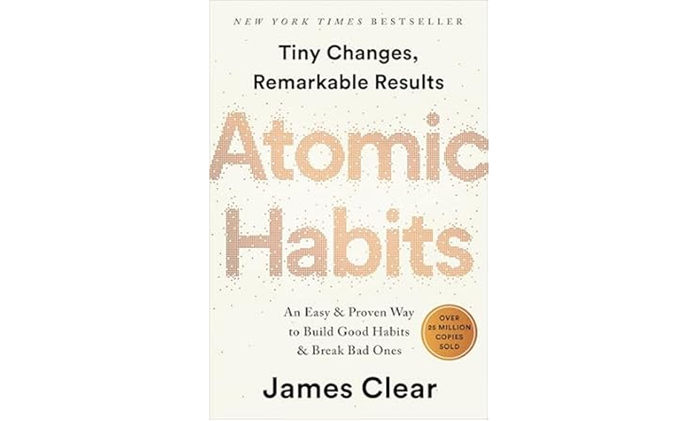 Cover of the book Atomic Habits by James Clear