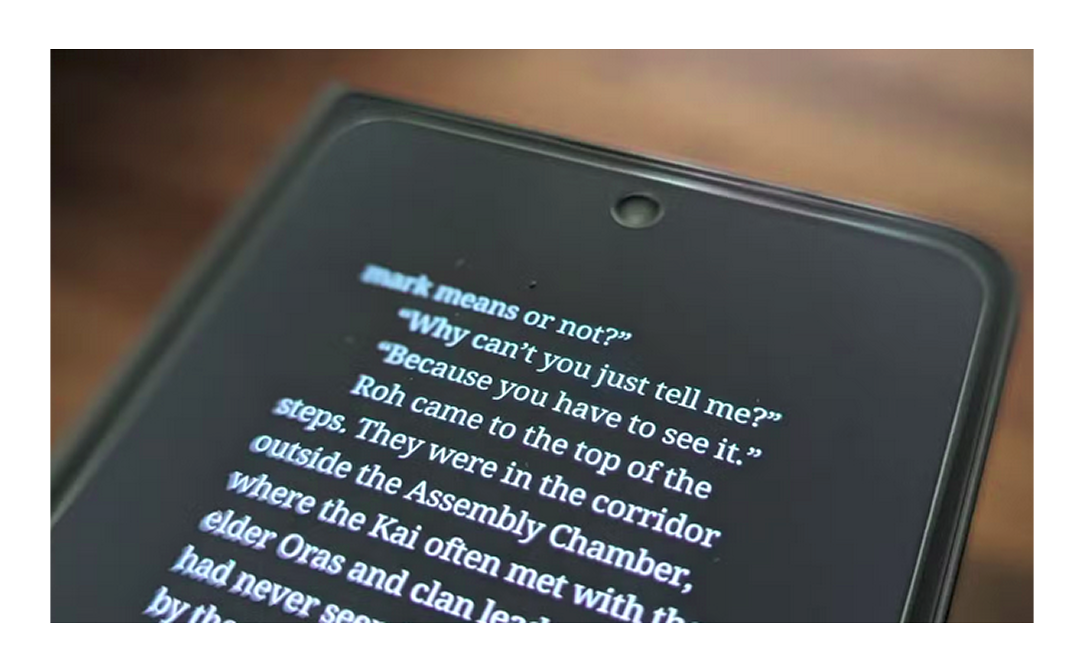 Ebook on the smartphone