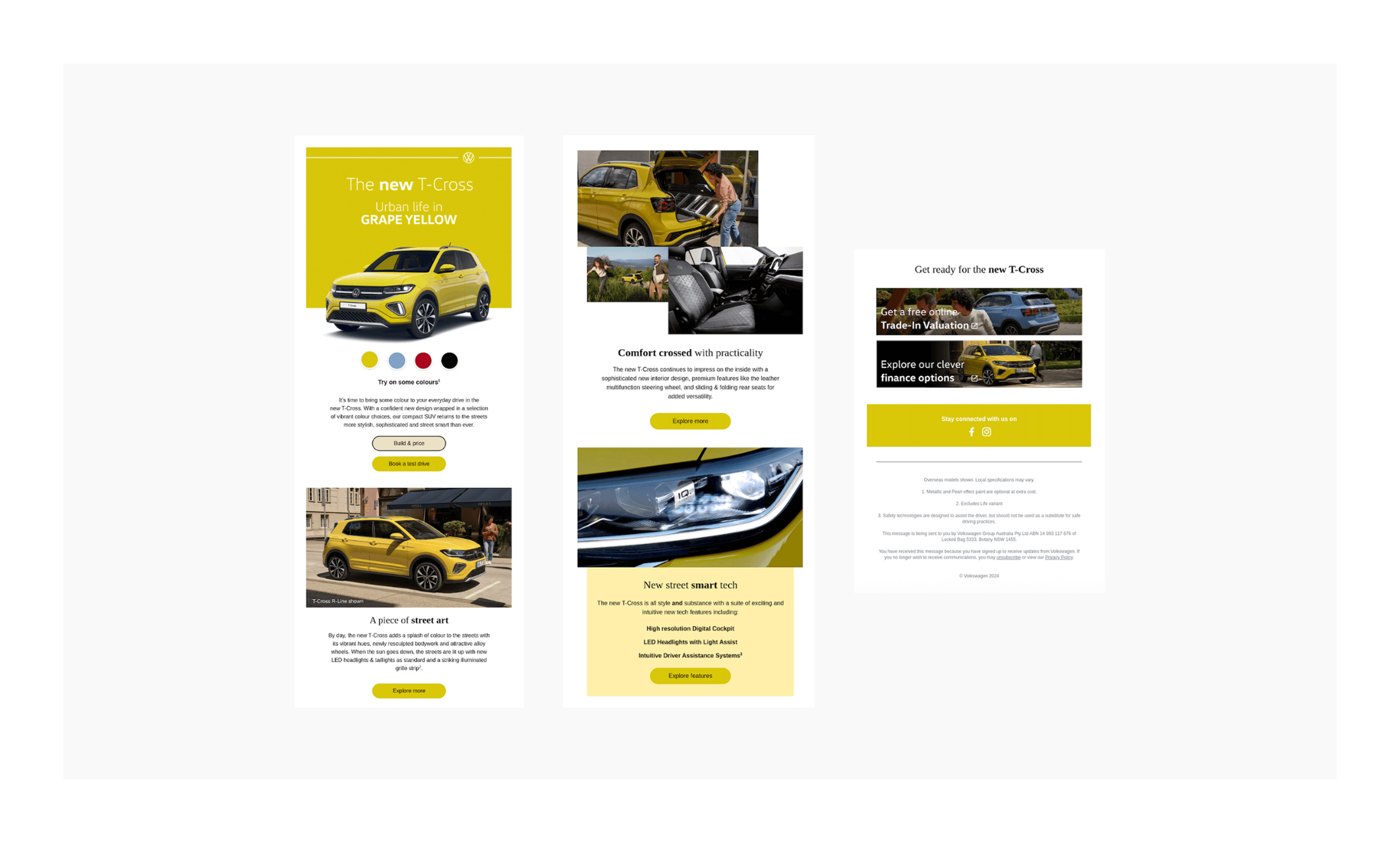 Volkswagen email design