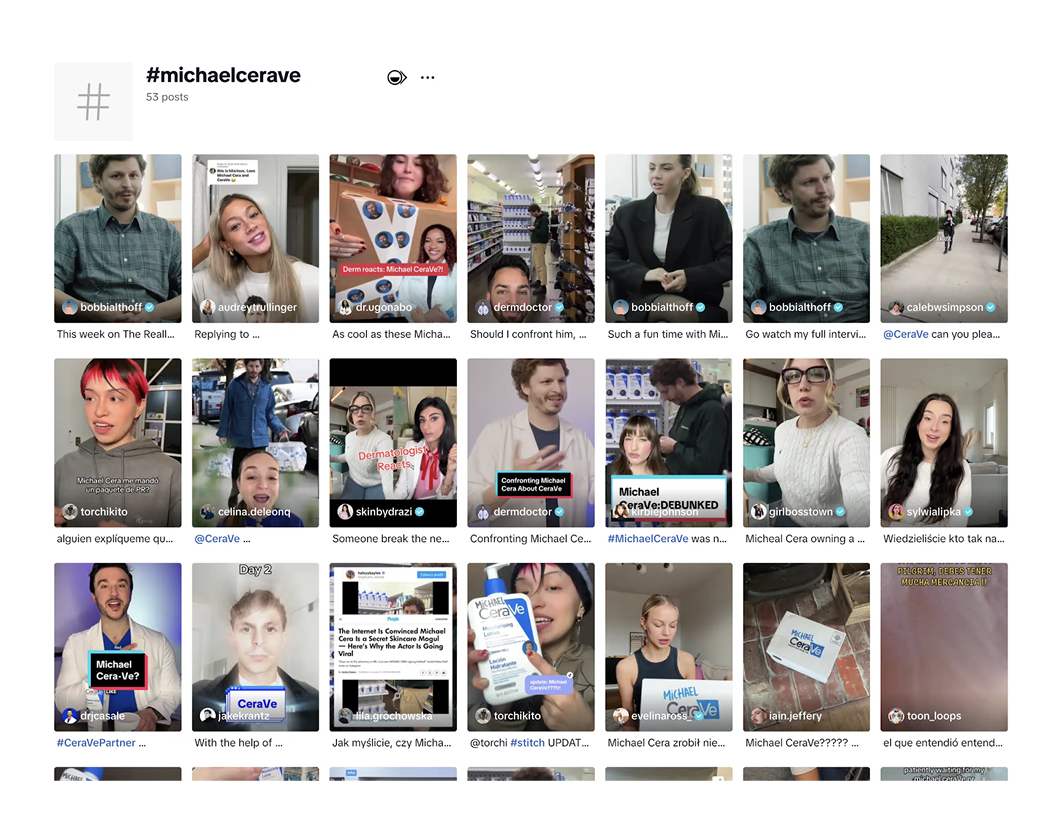 “Michael CeraVe” campaign