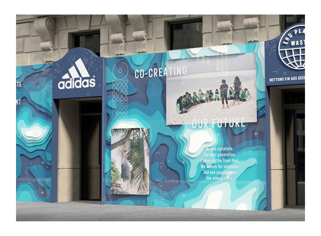 Adidas “End Plastic Waste” campaign