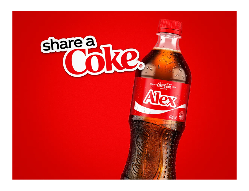 Coca-Cola “Share a Coke” campaign