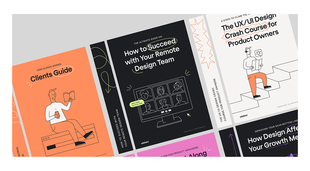 Marketing collateral design for ebooks, white papers, and downloadable guides