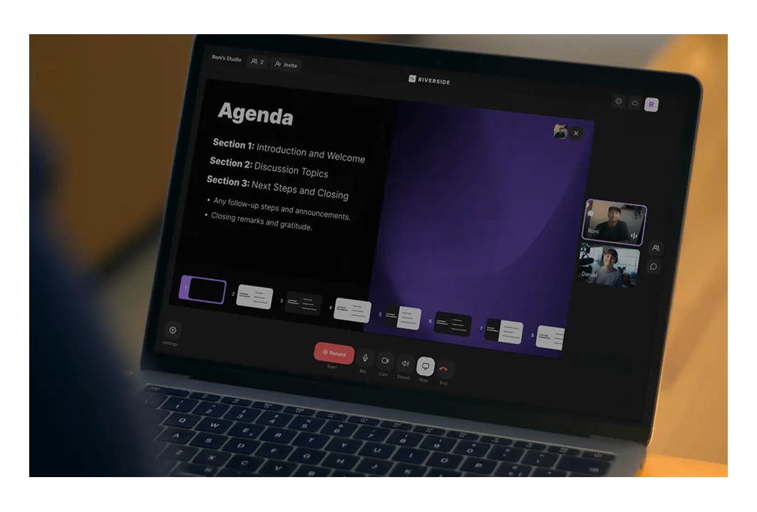 An image of the presentation of the laptop