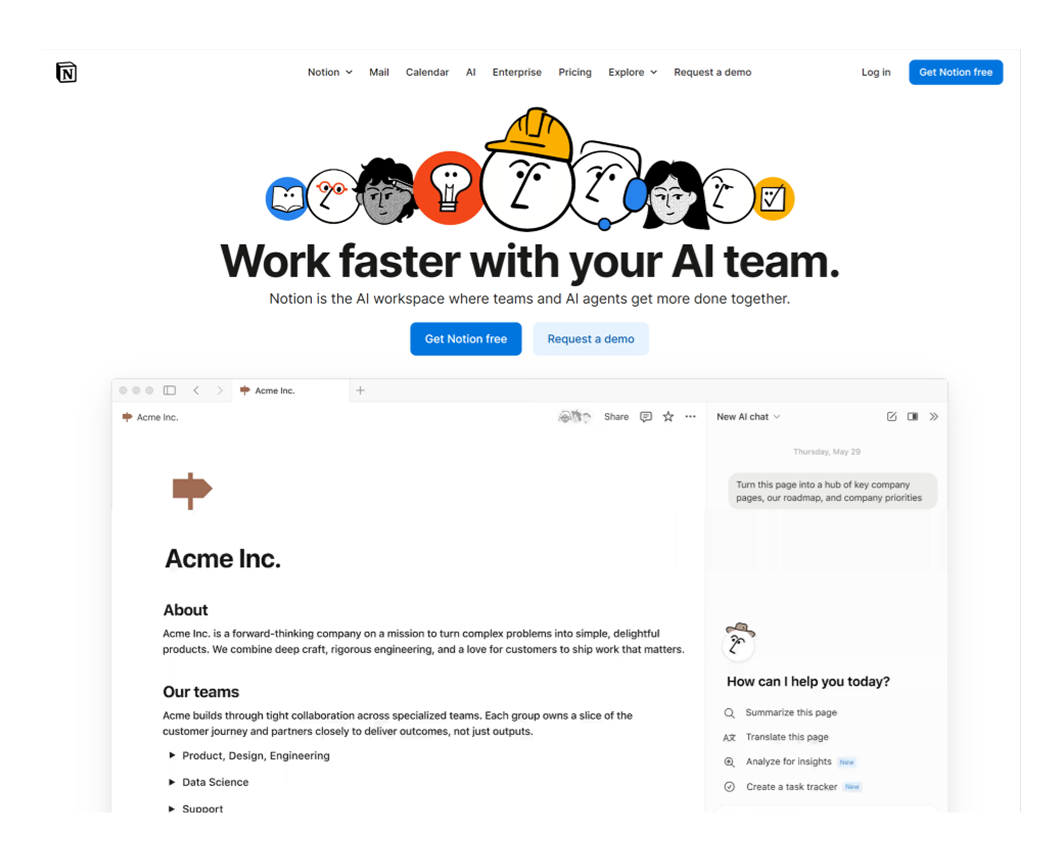 Marketing collateral design for landing pages