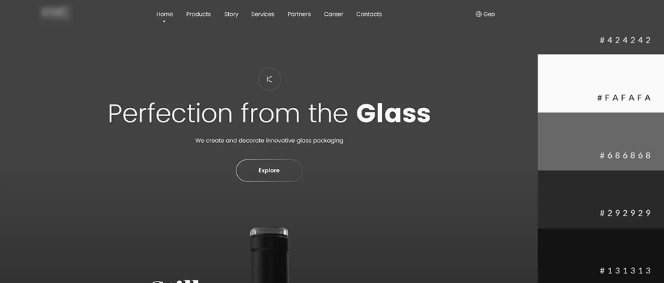 An example of the adaptive living palettes