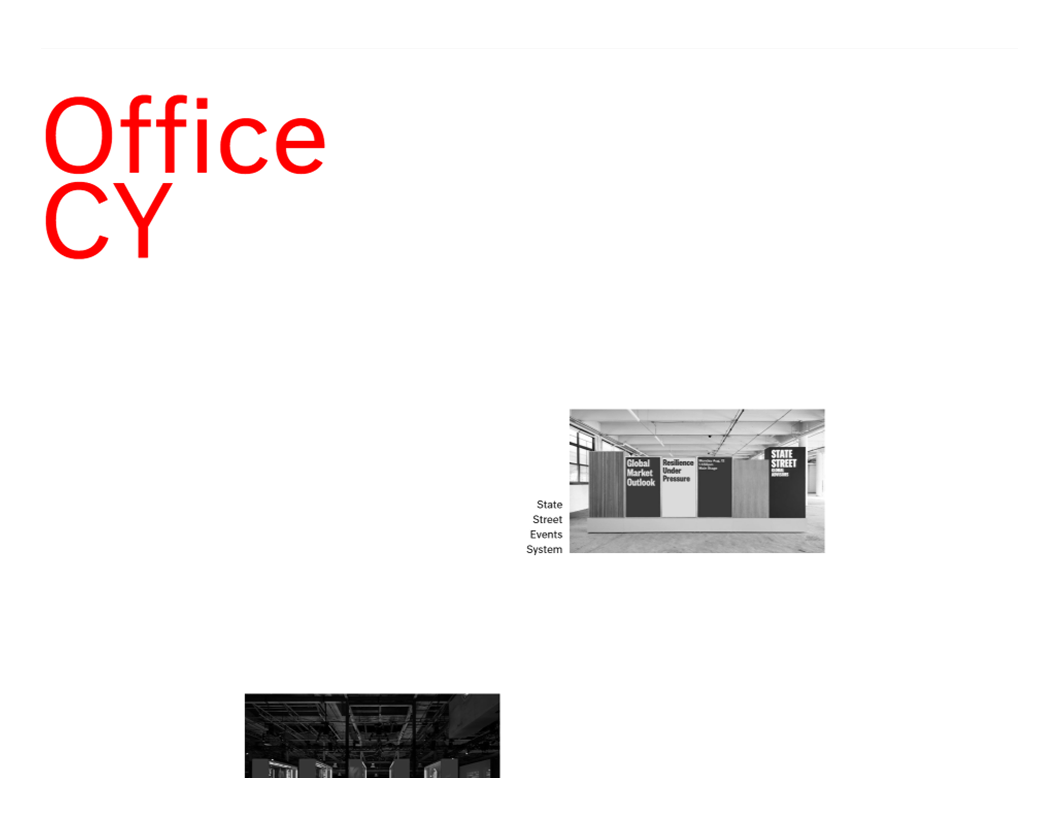 Office CY minimalist website design
