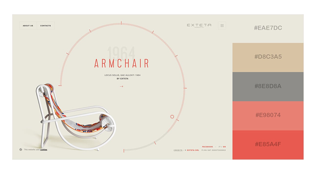 Minimalist color design