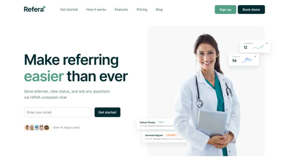 Typography design for Refera