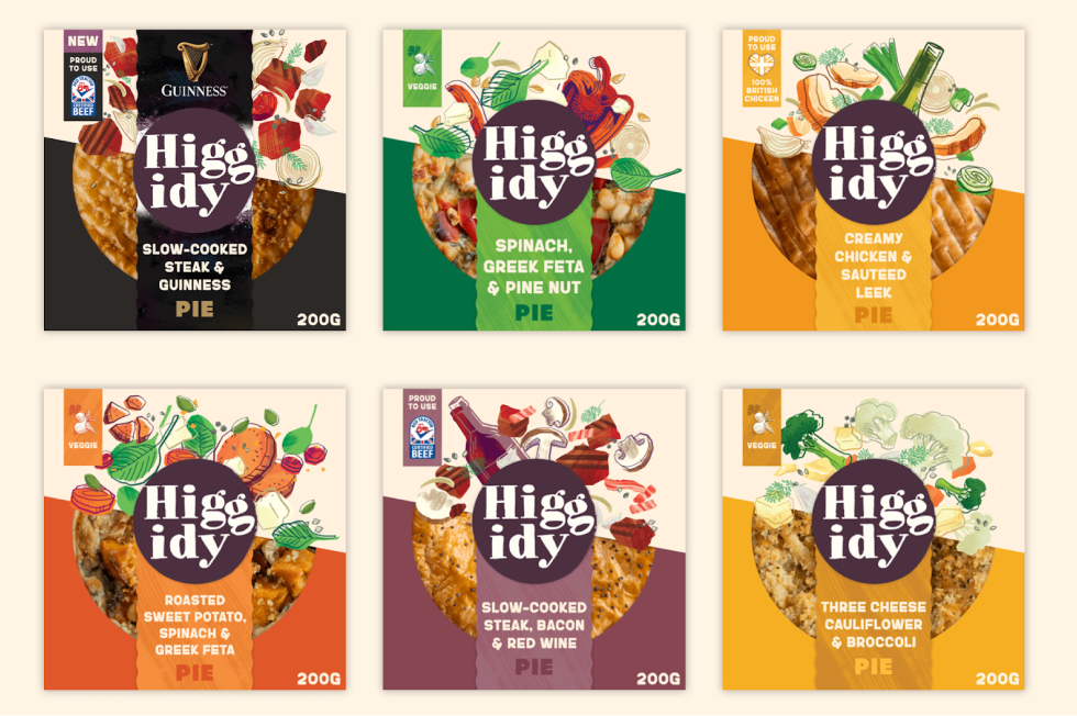 Higgidy’s packaging design