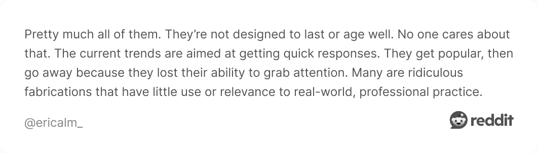 Comment on Reddit about graphic design styles