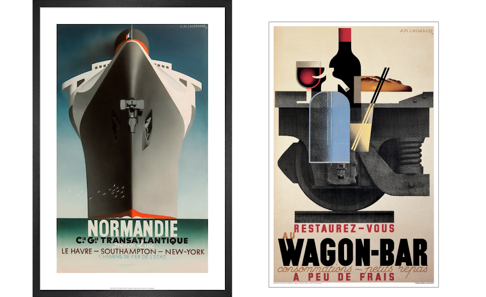 Art Deco graphic design style