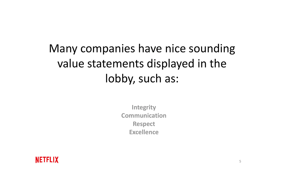 Netflix presentation example