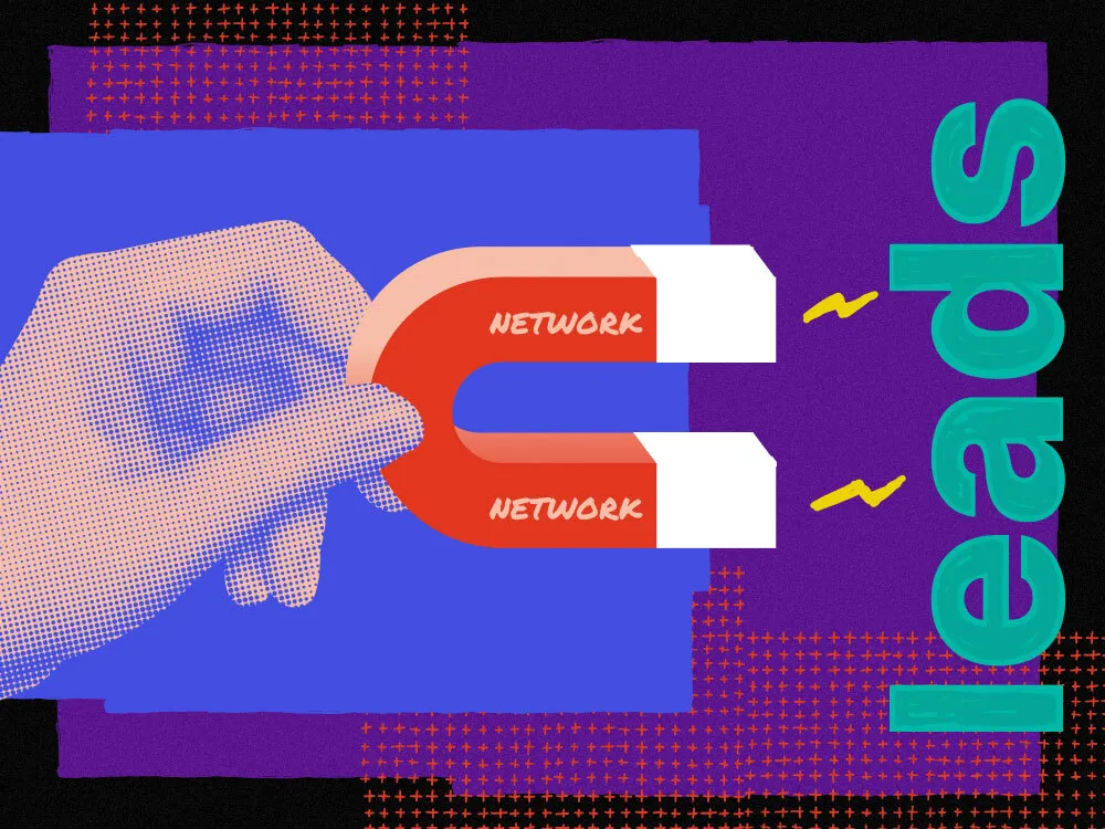 An image of a partner network acting as a lead magnet