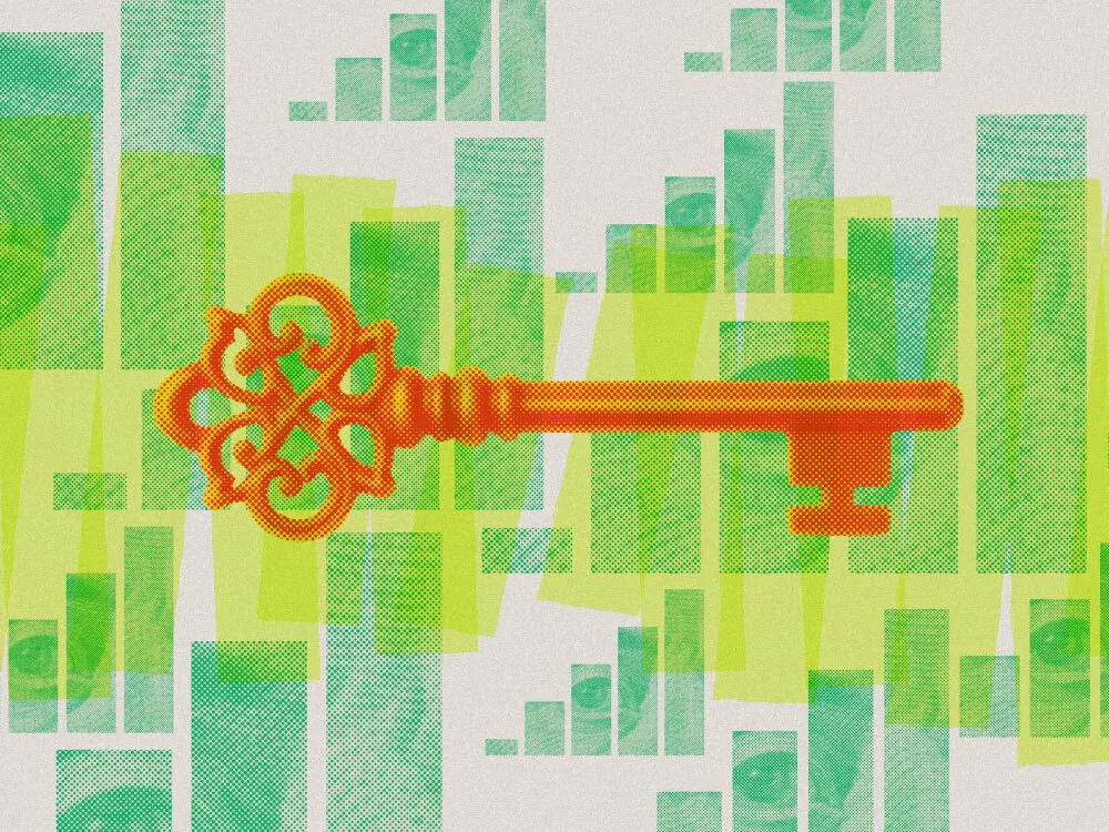 An image of an old fashioned key